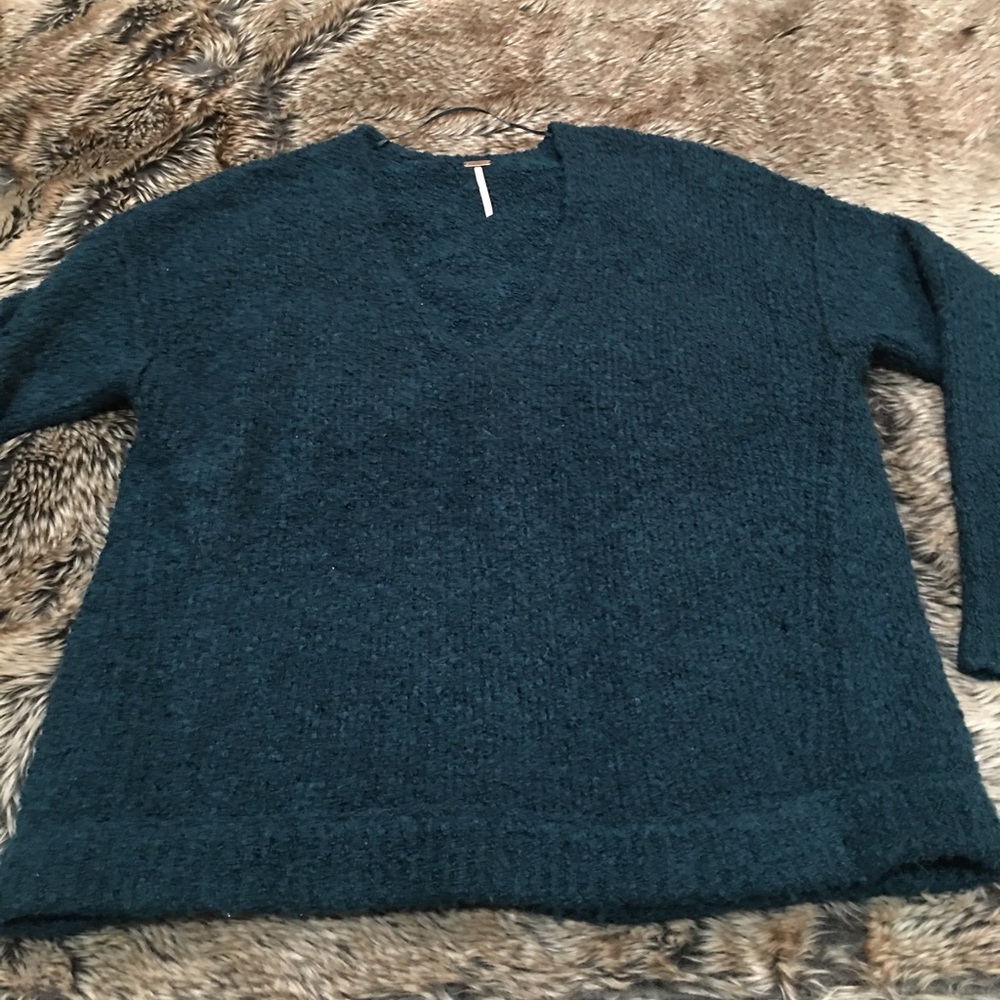 Free People Lofty V-Neck Sweater Size XS
